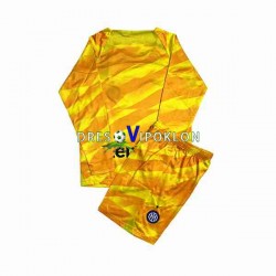 Inter Milan Golmanski Dres Domaći 2023-2024 Dugim Rukavima ,Dječji Komplet