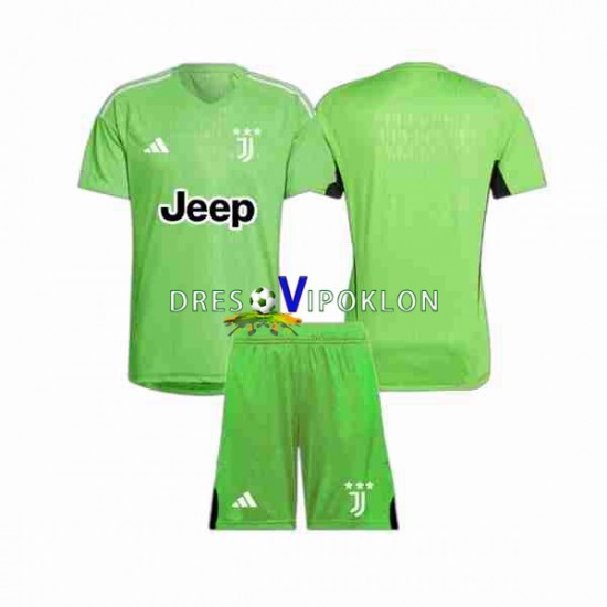 Juventus Golmanski Dres Treći 2023-2024 Kratkih Rukava ,Dječji Komplet