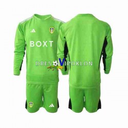 Leeds United Golmanski Dres Domaći 2023-2024 Dugim Rukavima ,Dječji Komplet