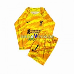 Liverpool Golmanski A.Becker 1 Dres Treći 2023-2024 Dugim Rukavima ,Dječji Komplet