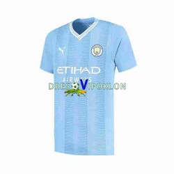 Manchester City Haaland 9 Special Printing Dres Domaći 2023-2024 Kratkih Rukava ,Muški