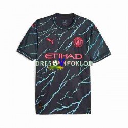 Manchester City Haaland 9 Special Tour Printing Dres Treći 2023-2024 Kratkih Rukava ,Muški