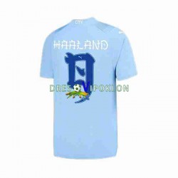 Manchester City Haaland 9 Special Printing Dres Domaći 2023-2024 Kratkih Rukava ,Muški