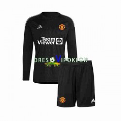 Manchester United Golmanski Dres Treći 2023-2024 Dugim Rukavima ,Dječji Komplet