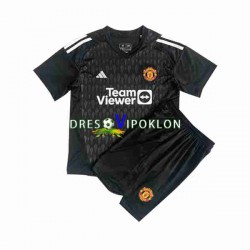 Manchester United Golmanski Dres Treći 2023-2024 Kratkih Rukava ,Dječji Komplet