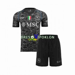 Napoli Halloween Dres Domaći 2023-2024 Kratkih Rukava ,Dječji Komplet