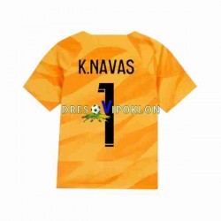 Paris Saint-Germain Golmanski K.NAVAS 1 Dres Gostujući 2023-2024 Kratkih Rukava ,Muški