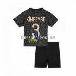 Paris Saint-Germain Kimpembe 3 Dres Treći 2023-2024 Kratkih Rukava ,Dječji Komplet