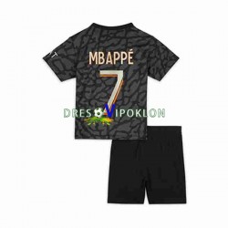 Paris Saint-Germain Mbappé Kylian 7 Dres Treći 2023-2024 Kratkih Rukava ,Dječji Komplet