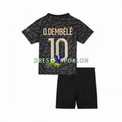 Paris Saint-Germain O.Dembele 10 Dres Treći 2023-2024 Kratkih Rukava ,Dječji Komplet