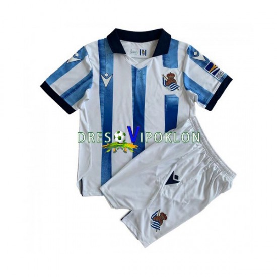 Real Sociedad Dres Domaći 2023-2024 Kratkih Rukava ,Dječji Komplet