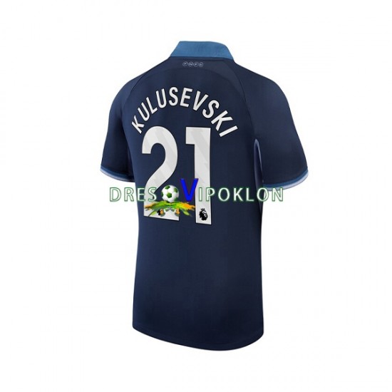 Tottenham Hotspur Kulusevski 21 Dres Gostujući 2023-2024 Kratkih Rukava ,Muški