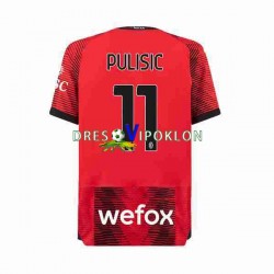 AC Milan Christian Pulisic 11 Dres Domaći 2023-2024 Kratkih Rukava ,Muški