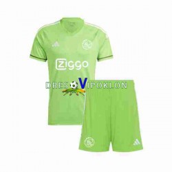 AFC Ajax Golmanski Dres Domaći 2023-2024 Kratkih Rukava ,Dječji Komplet
