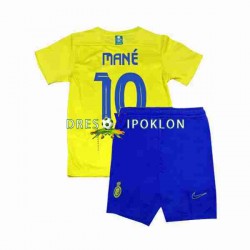 Al-Nassr Mane 10 Dres Domaći 2023-2024 Kratkih Rukava ,Dječji Komplet