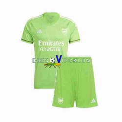 Arsenal Golmanski Dres Treći 2023-2024 Kratkih Rukava ,Dječji Komplet