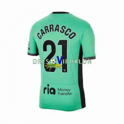 Atlético Madrid 2 Yannick Carrasco 21 Dres Treći 2023-2024 Kratkih Rukava ,Muški