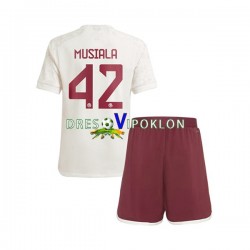 FC Bayern München Jamal Musiala 42 Dres Treći 2023-2024 Kratkih Rukava ,Dječji Komplet