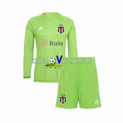 Besiktas Golmanski Dres Gostujući 2023-2024 Dugim Rukavima ,Dječji Komplet