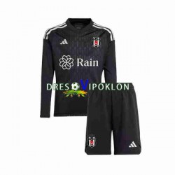 Besiktas Golmanski Dres Domaći 2023-2024 Dugim Rukavima ,Dječji Komplet