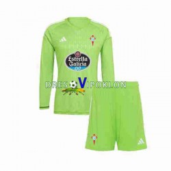 Celta de Vigo Golmanski Dres Domaći 2023-2024 Dugim Rukavima ,Dječji Komplet