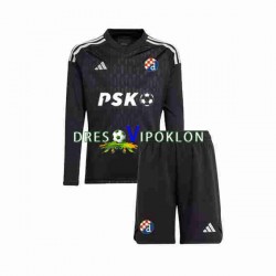 Dinamo Zagreb Golmanski Dres Gostujući 2023-2024 Dugim Rukavima ,Dječji Komplet