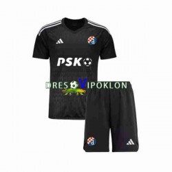 Dinamo Zagreb Golmanski Dres Gostujući 2023-2024 Kratkih Rukava ,Dječji Komplet