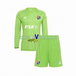 Dinamo Zagreb Golmanski Dres Domaći 2023-2024 Dugim Rukavima ,Dječji Komplet