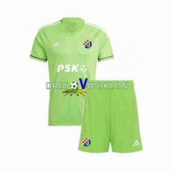 Dinamo Zagreb Golmanski Dres Domaći 2023-2024 Kratkih Rukava ,Dječji Komplet