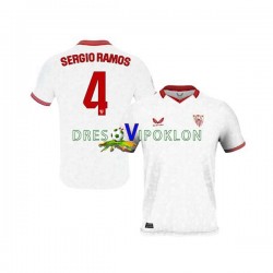 Sevilla FC Sergio Ramos 4 Dres Domaći 2023-2024 Kratkih Rukava ,Muški