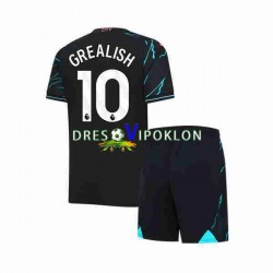 Manchester City Jack Grealish 10 Dres Treći 2023-2024 Kratkih Rukava ,Dječji Komplet