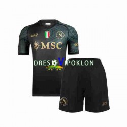 Napoli Dres Treći 2023-2024 Kratkih Rukava ,Dječji Komplet