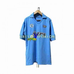 Napoli 1989 1990 Retro Dres Domaći Kratkih Rukava ,Muški