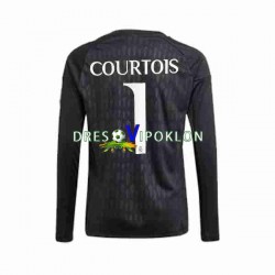 Real Madrid Golmanski Thibaut Courtois 1 Dres Gostujući 2023-2024 Dugim Rukavima ,Muški