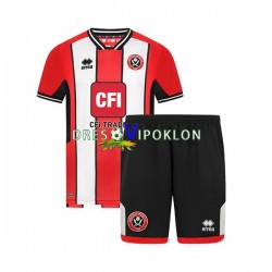 Sheffield United Dres Domaći 2023-2024 Kratkih Rukava ,Dječji Komplet
