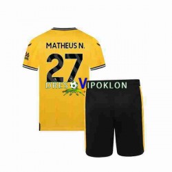 Wolverhampton Wanderers Matheus Nunes 27 Dres Domaći 2023-2024 Kratkih Rukava ,Dječji Komplet