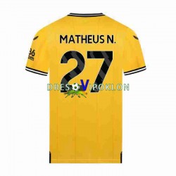 Wolverhampton Wanderers Matheus Nunes 27 Dres Domaći 2023-2024 Kratkih Rukava ,Muški