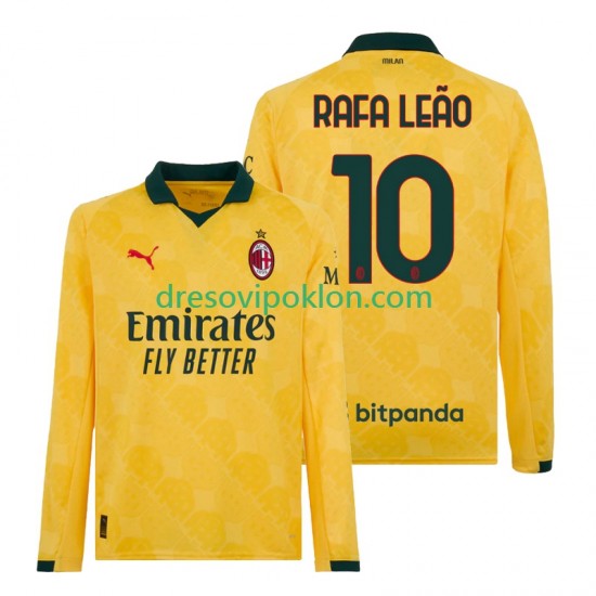 AC Milan Rafael Leao 10 Dres Treći 2025-2026 Dugim Rukavima ,Muški