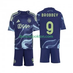 AFC Ajax Brian Brobbey 9 Dres Gostujući 2025-2026 Kratkih Rukava ,Dječji Komplet