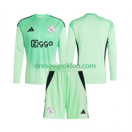 AFC Ajax Golmanski Dres Domaći 2025-2026 Dugim Rukavima ,Dječji Komplet