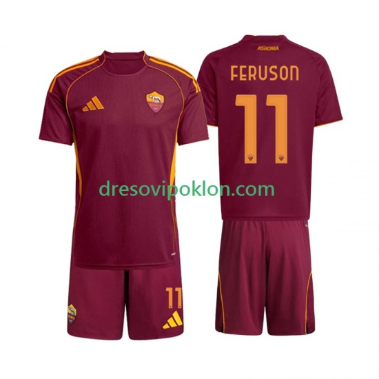 Roma Evan Ferguson 11 Dres Domaći 2025-2026 Kratkih Rukava ,Dječji Komplet