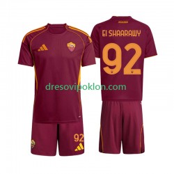 Roma Stephan El Shaarawy 92 Dres Domaći 2025-2026 Kratkih Rukava ,Dječji Komplet