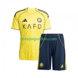 Al Nassr Dres Domaći 2025-2026 Kratkih Rukava ,Dječji Komplet