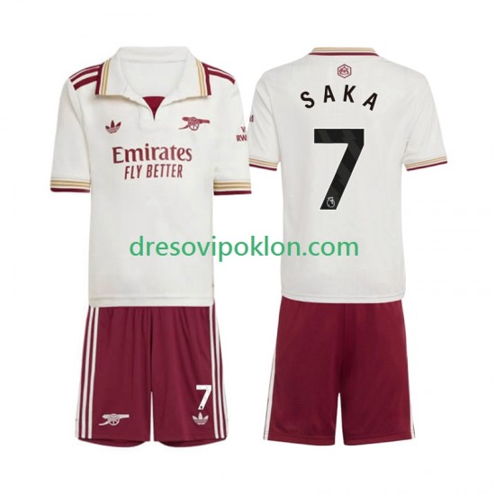 Arsenal Bukayo Saka 7 Dres Treći 2025-2026 Kratkih Rukava ,Dječji Komplet