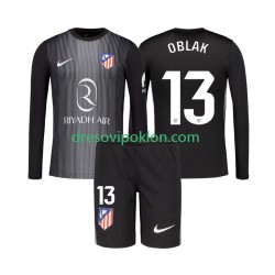 Atlético Madrid Golmanski Jan Oblak 13 Dres Gostujući 2025-2026 Dugim Rukavima ,Dječji Komplet