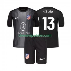 Atlético Madrid Golmanski Jan Oblak 13 Dres Gostujući 2025-2026 Kratkih Rukava ,Dječji Komplet