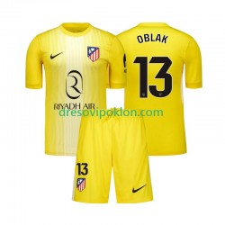 Atlético Madrid Golmanski Jan Oblak 13 Dres Domaći 2025-2026 Kratkih Rukava ,Dječji Komplet
