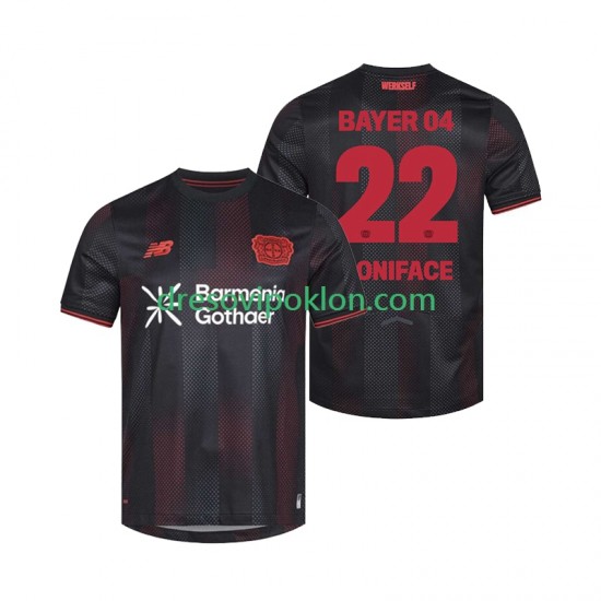 Bayer 04 Leverkusen Victor Boniface 22 Dres Domaći 2025-2026 Kratkih Rukava ,Muški