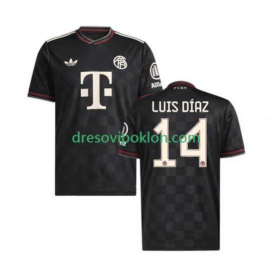 FC Bayern München Luis Diaz 14 Dres Treći 2025-2026 Kratkih Rukava ,Muški
