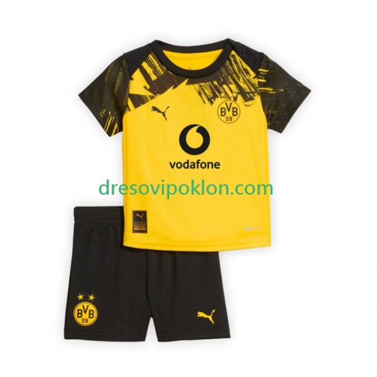 Borussia Dortmund Dres Domaći 2025-2026 Kratkih Rukava ,Dječji Komplet